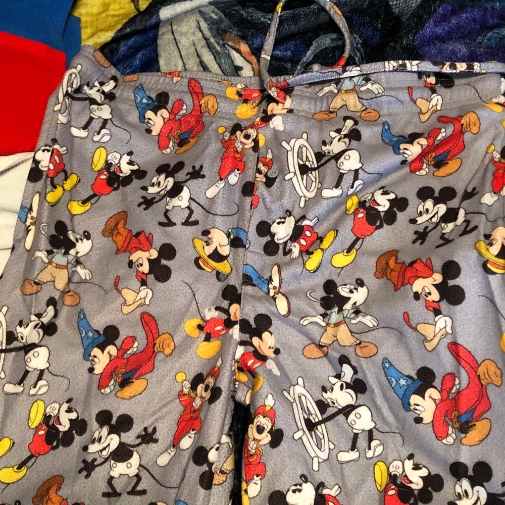 Disney Character Print Pajama Pants